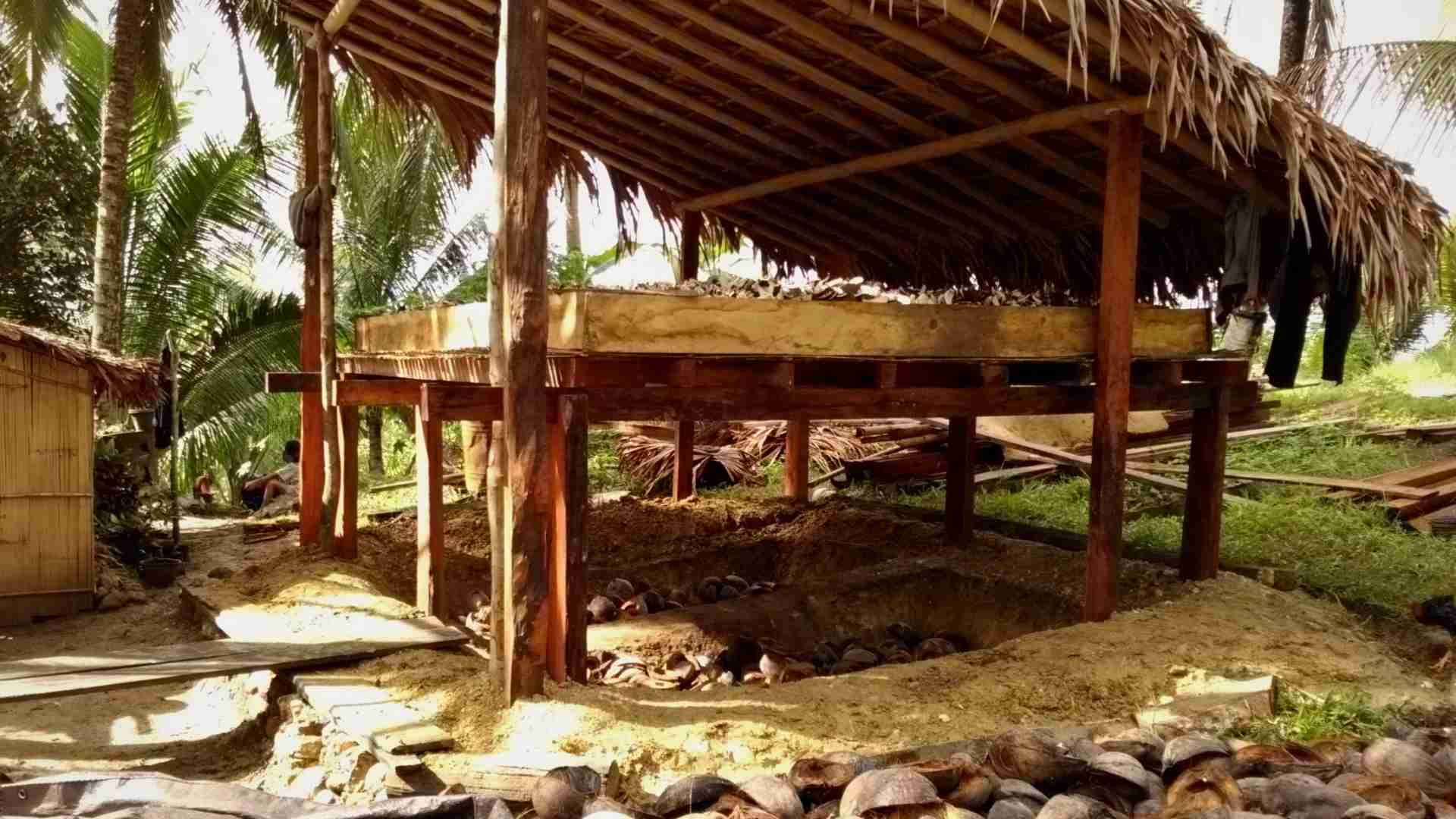 Copra Market in Solomon Islands