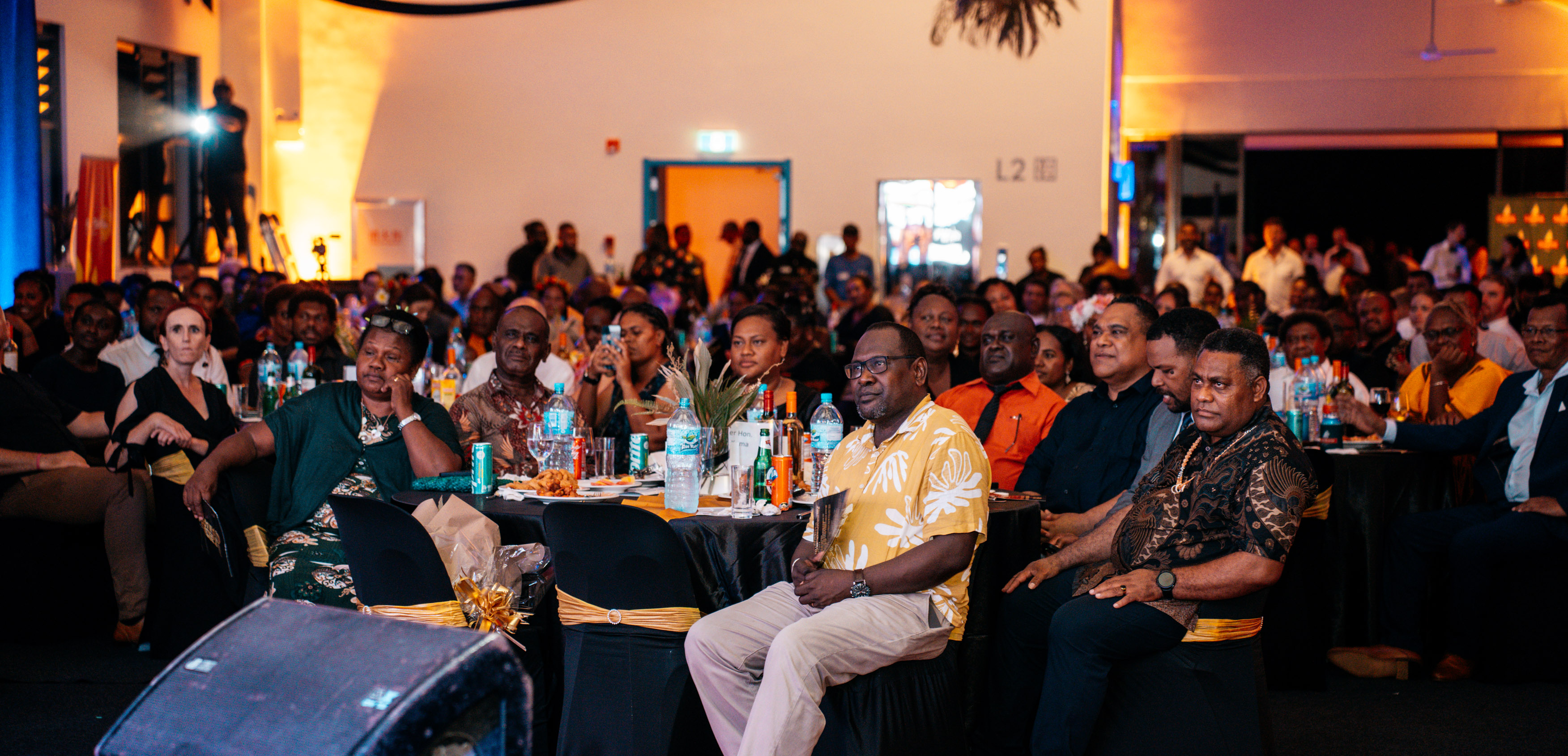 Guests which includes Prime Minister Jeremiah Manele and members who attended the event